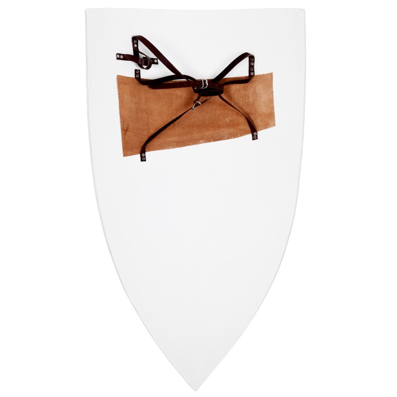 Grand bouclier en bois