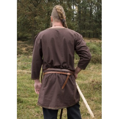 Tunique Viking - Tunique en coton, marron