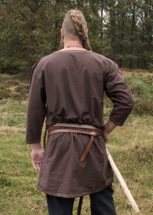 Tunique Viking - Tunique en coton, marron