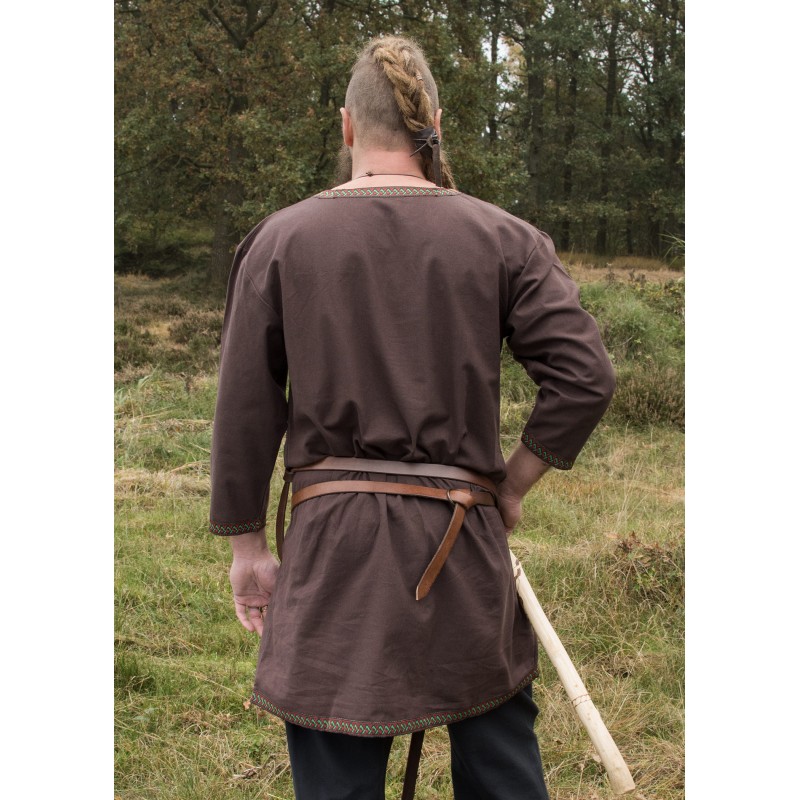 Tunique Viking - Tunique en coton, marron