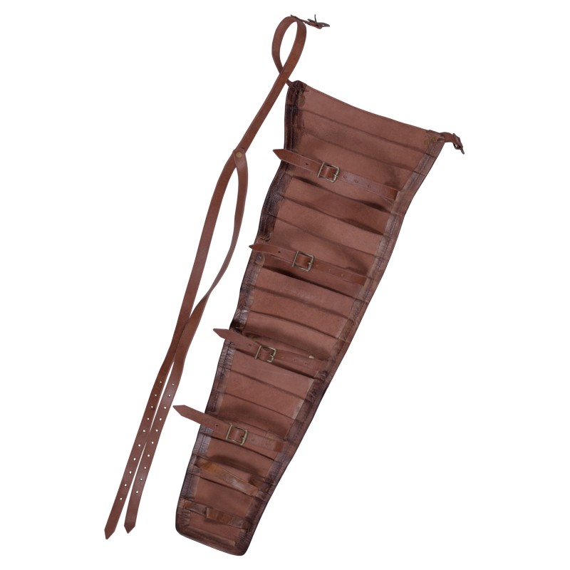 Protège-bras gladiateur - manica  cuir 