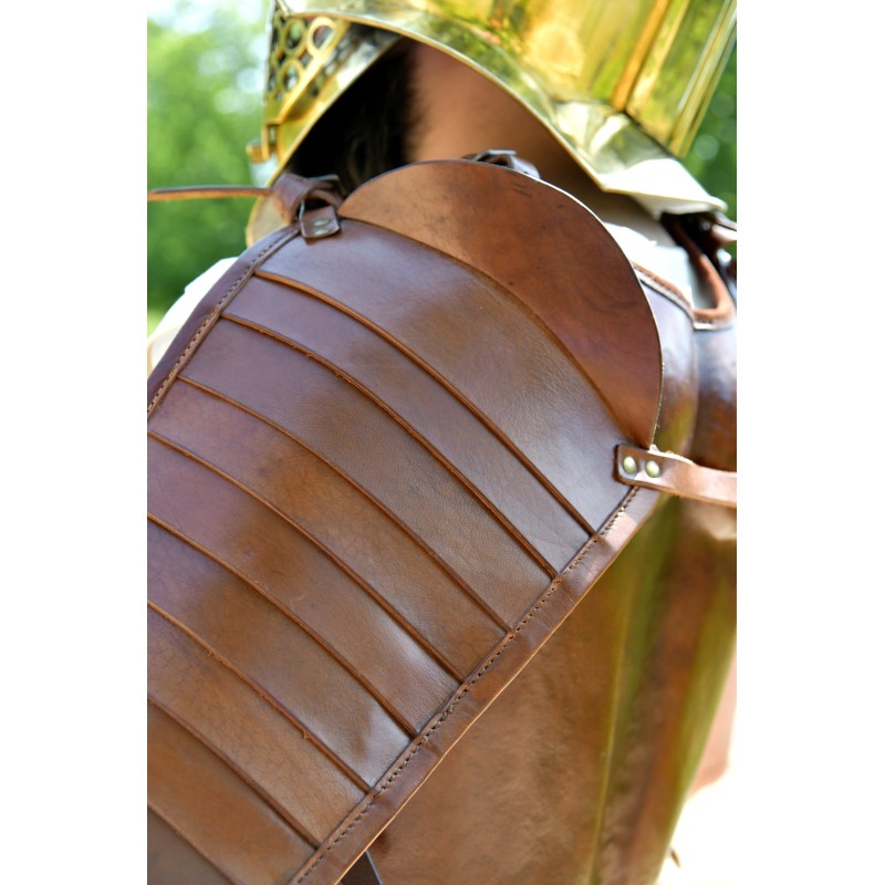 Protège-bras gladiateur - manica  cuir 