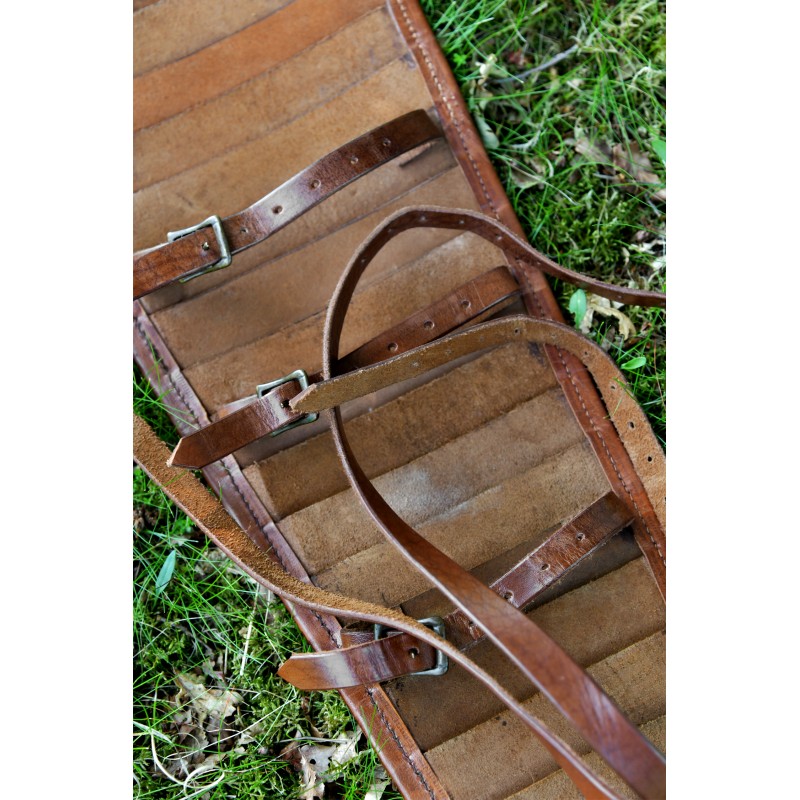 Protège-bras gladiateur - manica  cuir 