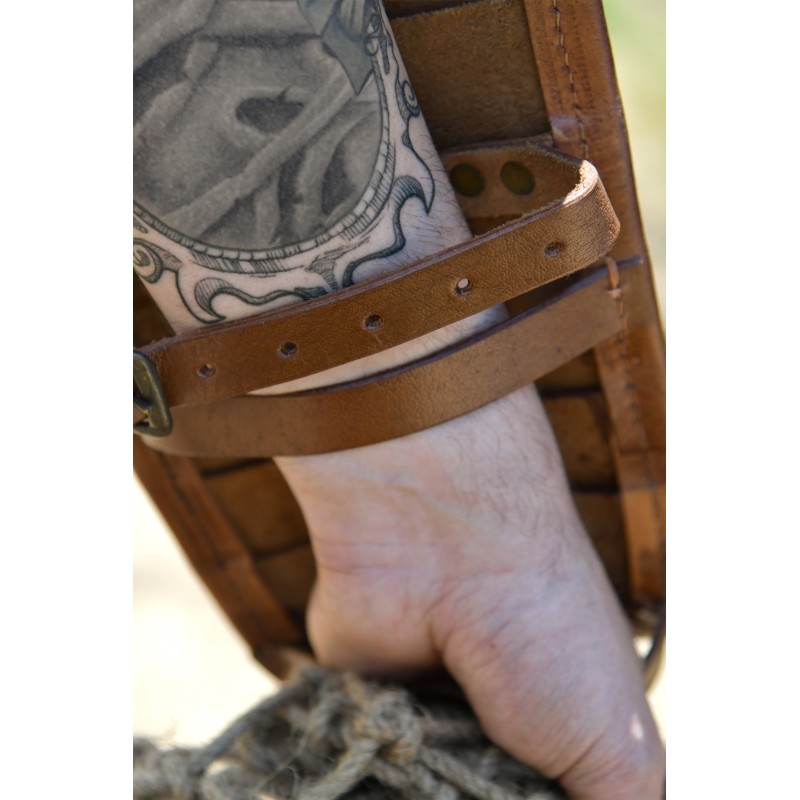 Protège-bras gladiateur - manica  cuir 