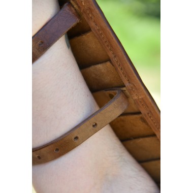 Protège-bras gladiateur - manica  cuir 