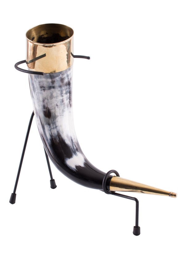 Corne viking avec support