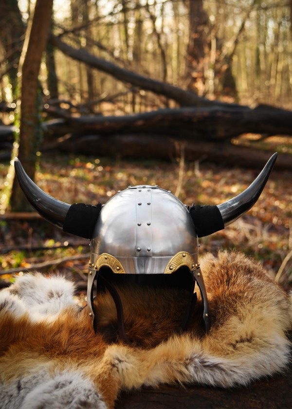 Casque Viking à cornes