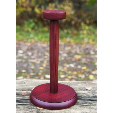 Support porte-casque en bois