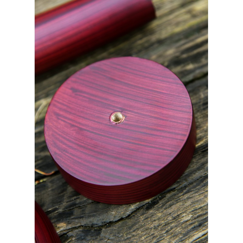 Support porte-casque en bois