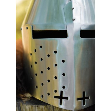 Grand heaume de Pembridge acier 1,2mm