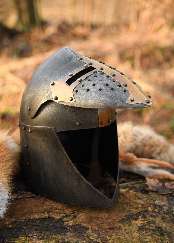 Casque Templier - acier 1,6 mm
