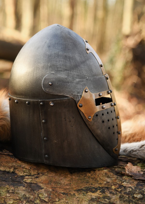Casque Templier - acier 1,6 mm