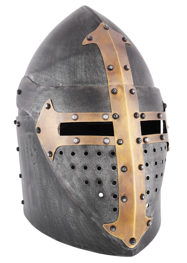Casque Templier - acier 1,6 mm