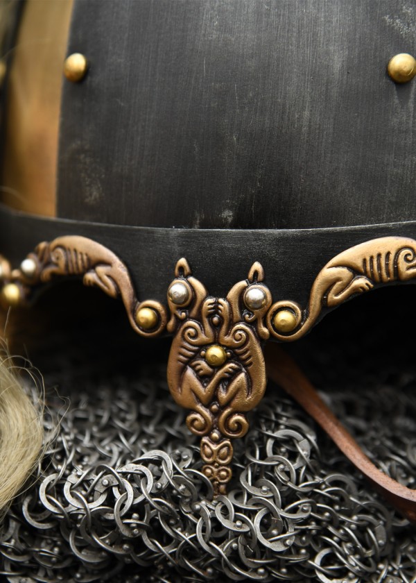 Casque Rus avec panache de crin de cheval