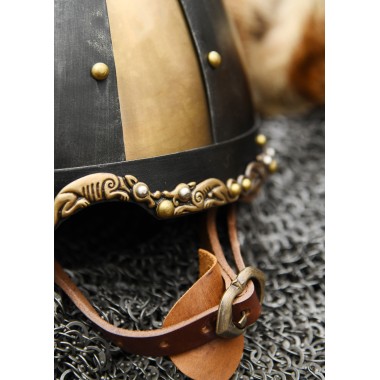 Casque Rus avec panache de crin de cheval