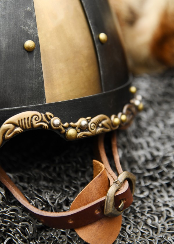 Casque Rus avec panache de crin de cheval