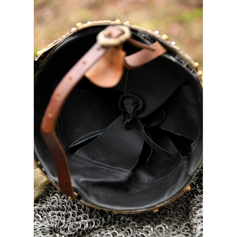 Casque Rus avec panache de crin de cheval