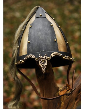 Casque Rus avec panache de crin de cheval