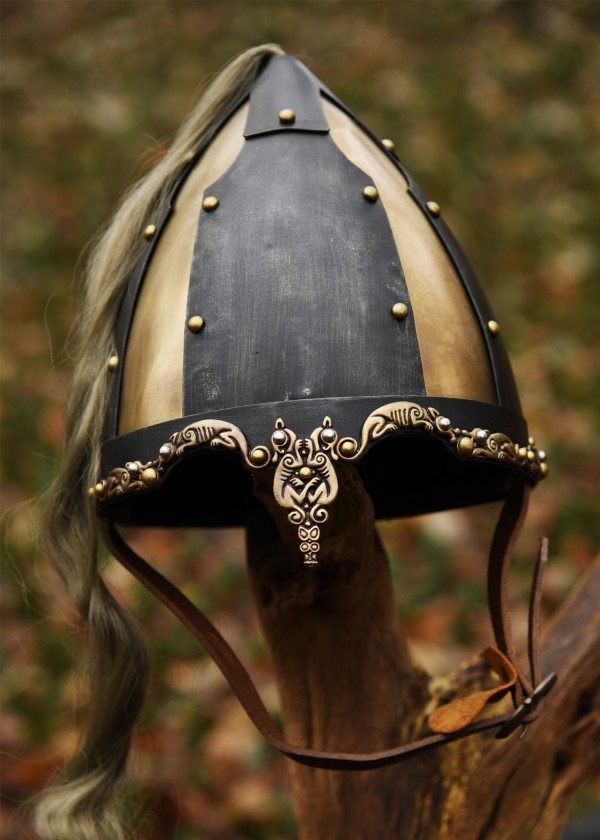 Casque Rus avec panache de crin de cheval