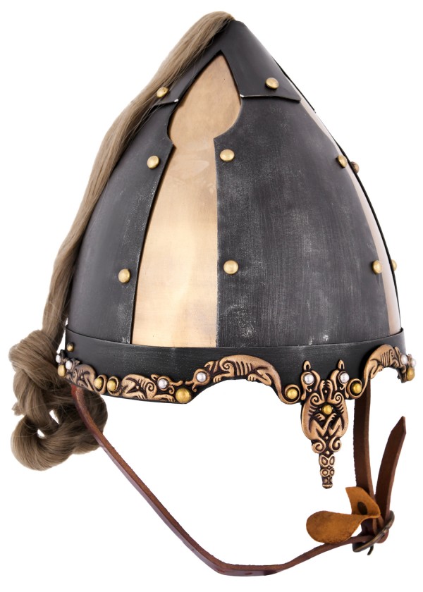 Casque Rus avec panache de crin de cheval