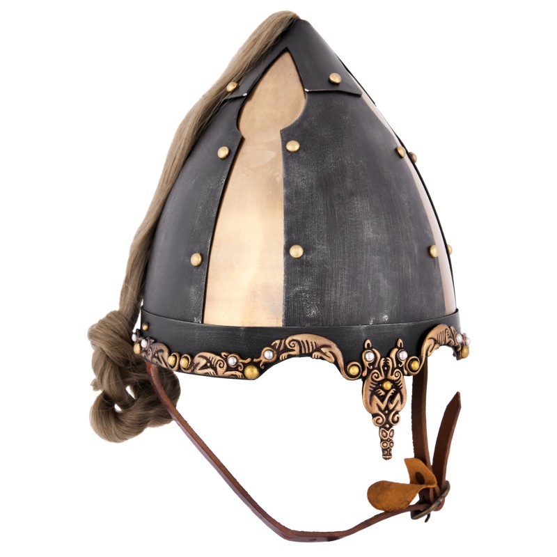 Casque Rus avec panache de crin de cheval