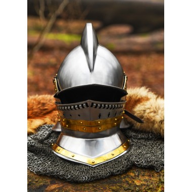 Casque Bourguignotte - 1,2 mm d'acier