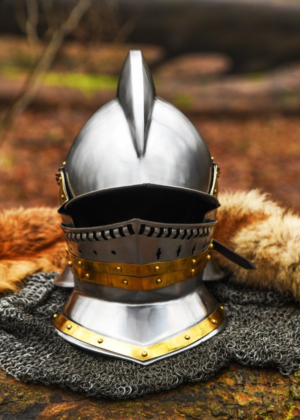 Casque Bourguignotte - 1,2 mm d'acier