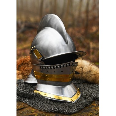 Casque Bourguignotte - 1,2 mm d'acier