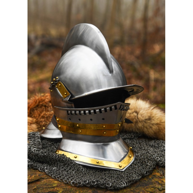 Casque Bourguignotte - 1,2 mm d'acier