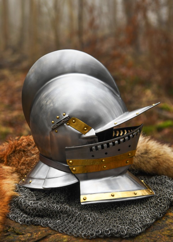 Casque Bourguignotte - 1,2 mm d'acier