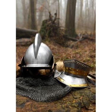 Casque Bourguignotte - 1,2 mm d'acier