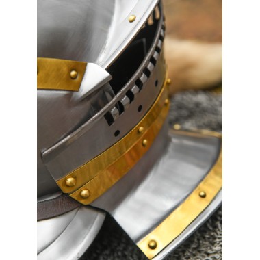 Casque Bourguignotte - 1,2 mm d'acier