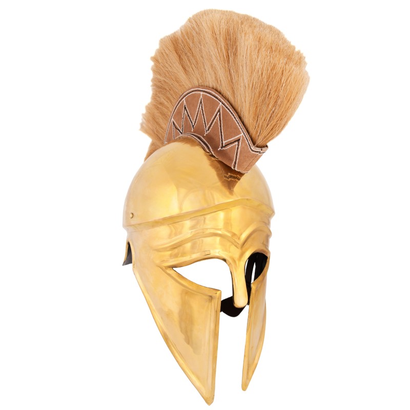 Casque italo-corinthien avec crête