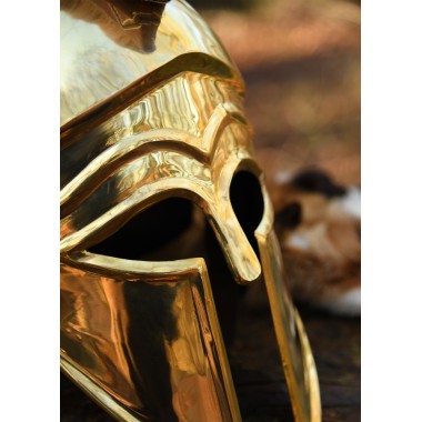 Casque italo-corinthien avec crête