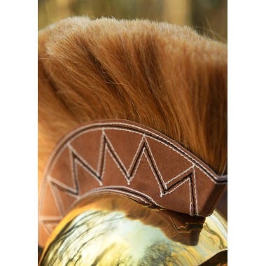 Casque italo-corinthien avec crête