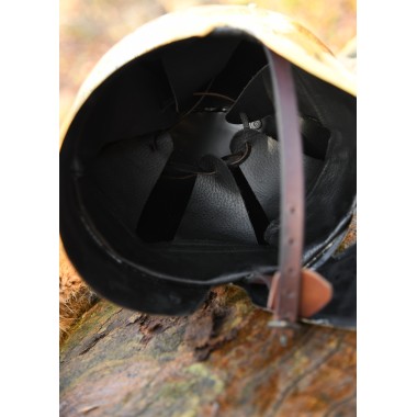 Casque italo-corinthien avec crête