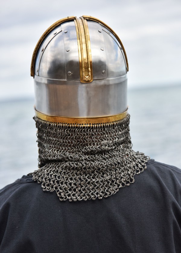 Casque Coppergate avec Aventail riveté