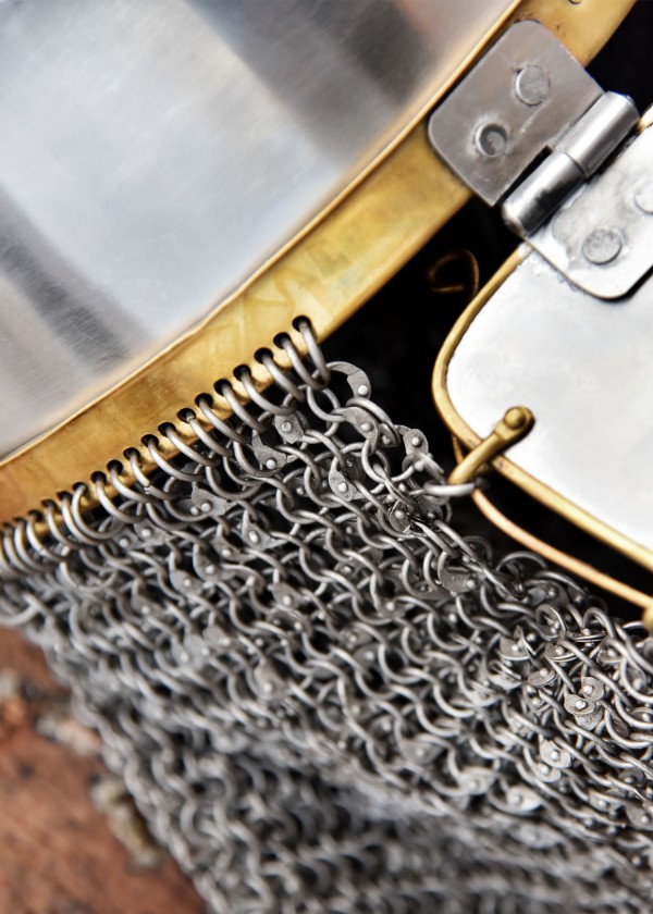 Casque Coppergate avec Aventail riveté