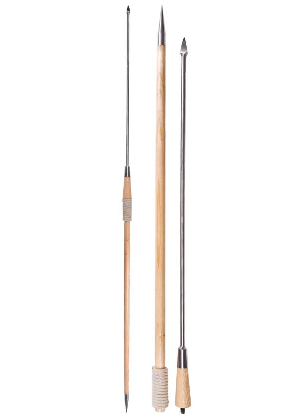 Pilum romain avec manche en bois