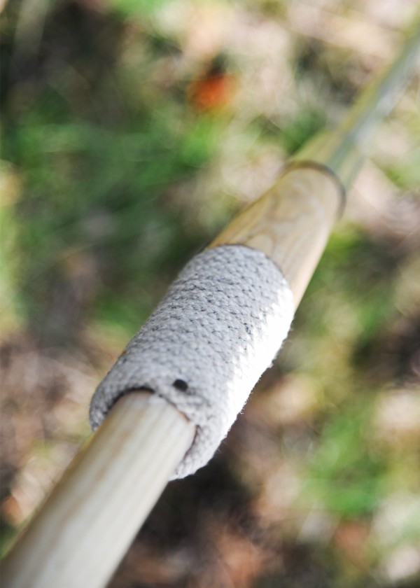 Pilum romain avec manche en bois