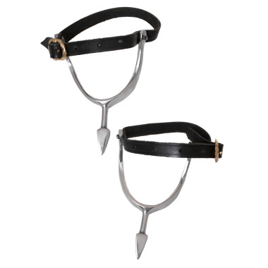 Éperons médiévaux en acier