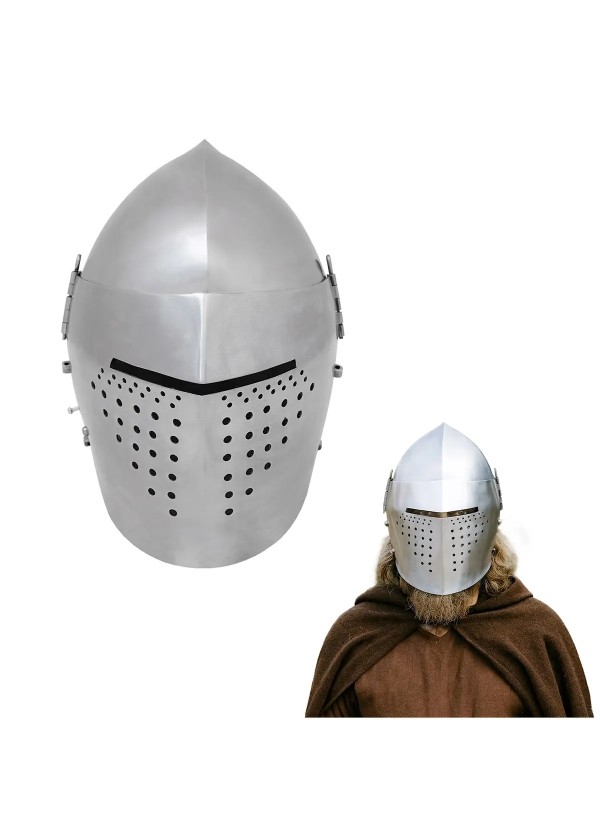 Casque Bassinet Médiéval, acier 2mm