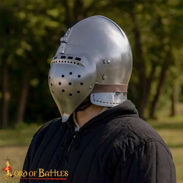 Casque Bassinet Médiéval, acier 2mm