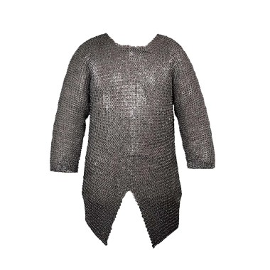 Cotte de mailles Hauberk - anneaux plats rivetée 9mm