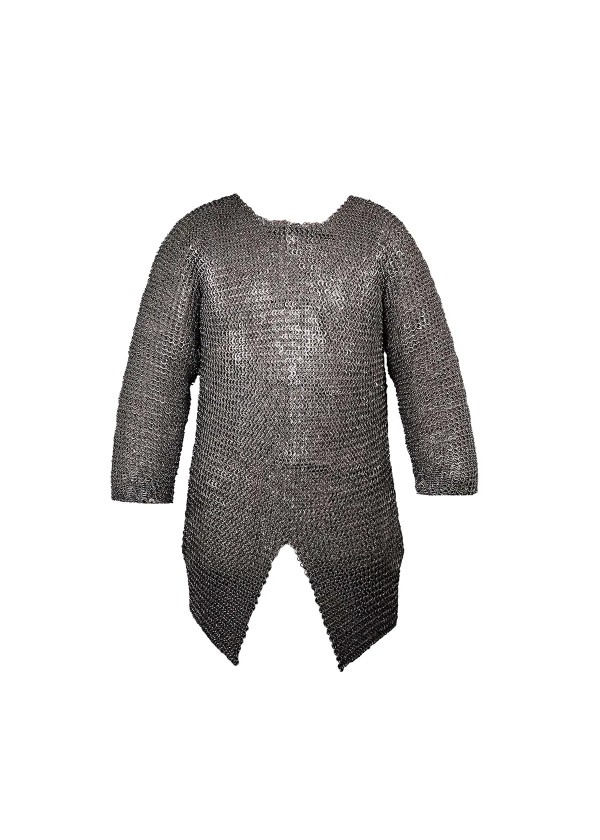 Cotte de mailles Hauberk - anneaux plats rivetée 9mm
