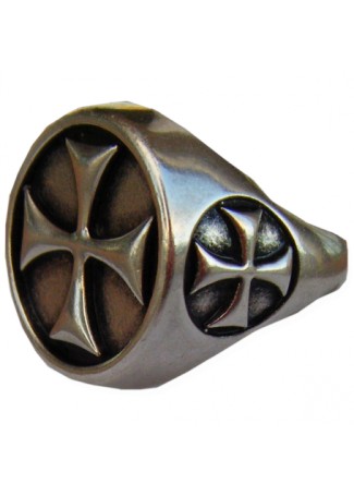 Bague Croix Templière