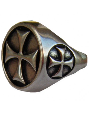Bague Croix Templière