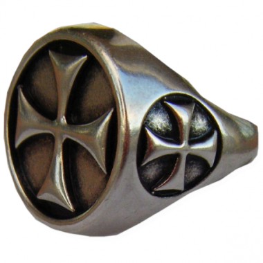 Bague Croix Templière
