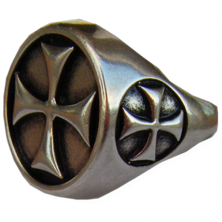 Bague Croix Templière