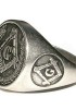Bague chevalière maçonnique